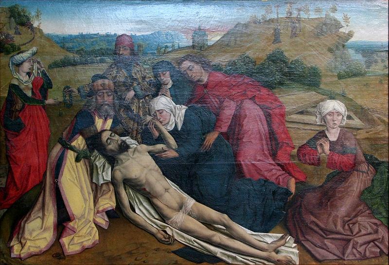 Dieric Bouts Lamentation of Christ oil painting image